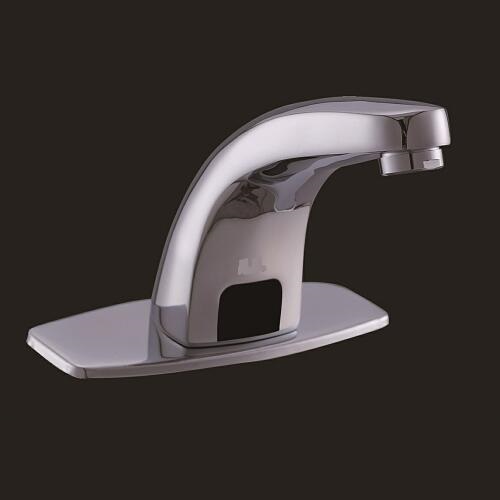 CZ-503 Deck Mounted Chromed Brass Bathroom Wash Basin Faucet